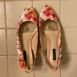 Alex Marie floral kitten heels